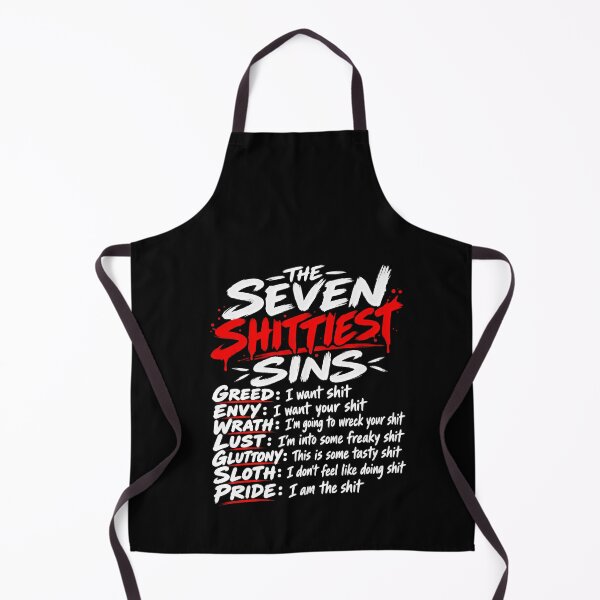 Item preview, Seven Deadly Sins Profanity Humor designed and sold by elderberry.