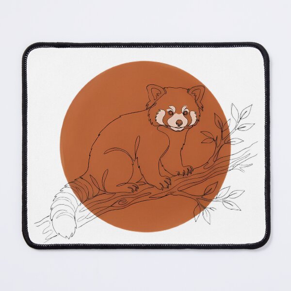 Item preview, Red Panda Boho Line Art Cute Animal Lover Gift designed and sold by GTFullShop.