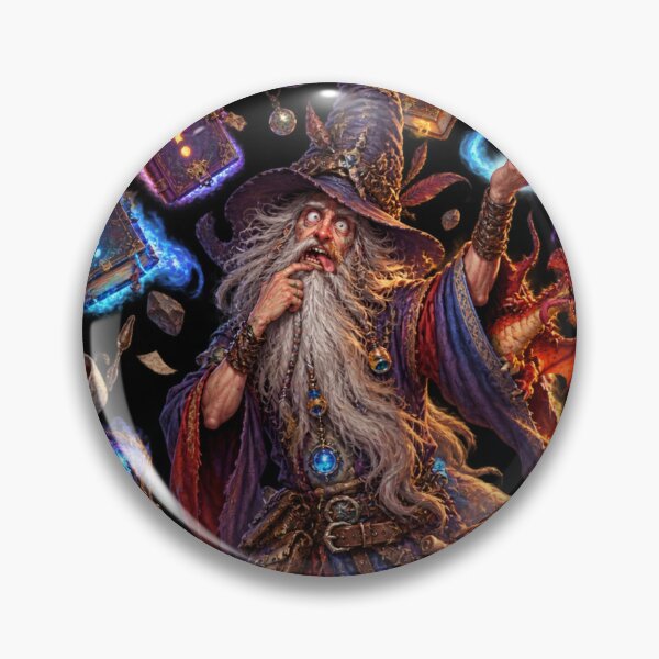 Item preview, Confused Wizard – Fantasy Wizard Art designed and sold by Maclaw200d.