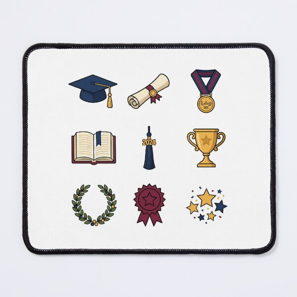 Item preview, Graduation Ceremony Academic Diploma Laurel Trophy Sticker Pack designed and sold by mood-draftsman.