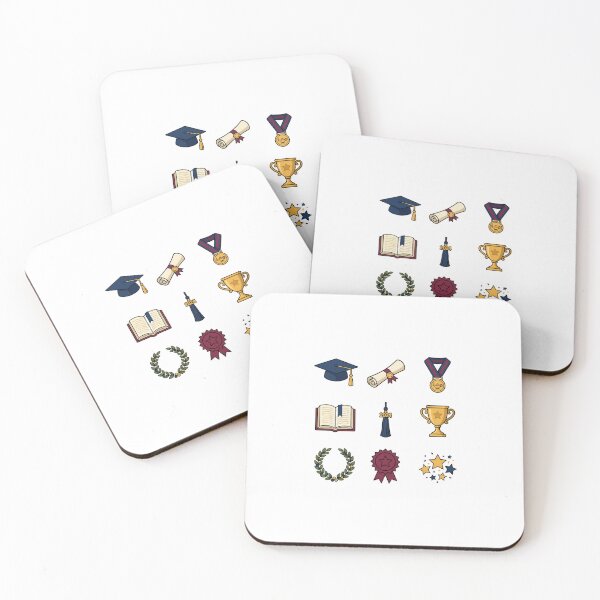 Item preview, Graduation Ceremony Academic Diploma Laurel Trophy Sticker Pack designed and sold by mood-draftsman.