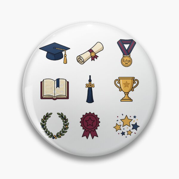 Item preview, Graduation Ceremony Academic Diploma Laurel Trophy Sticker Pack designed and sold by mood-draftsman.