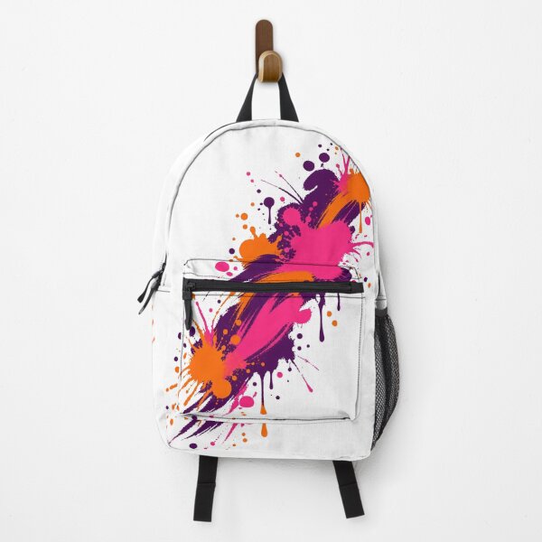 Item preview, Fuchsia Orange and Plum Ink Rhythm designed and sold by wiwiart.
