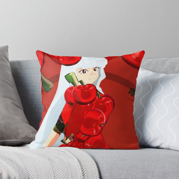 Item preview, A white-haired, anime-style girl character wearing an apple-themed outfit. designed and sold by lovegirlsfanta.