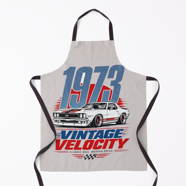 Item preview, 1973 Vintage Velocity Classic Muscle Car – Retro Automotive T-Shirt Design designed and sold by RajDeals.