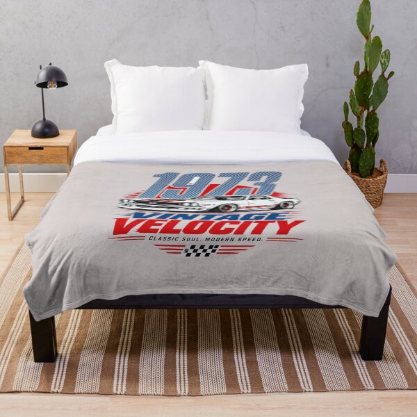 Item preview, 1973 Vintage Velocity Classic Muscle Car – Retro Automotive T-Shirt Design designed and sold by RajDeals.