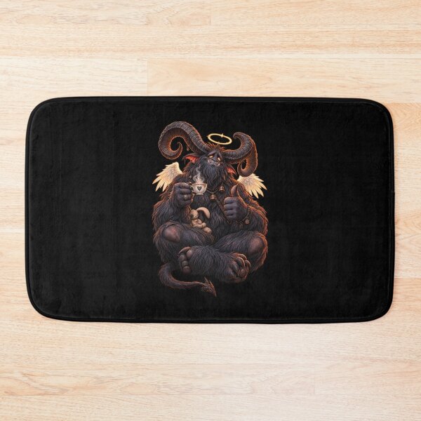 Item preview, Wholesome Demon Drinking Tea – Cute Dark Fantasy designed and sold by Maclaw200d.