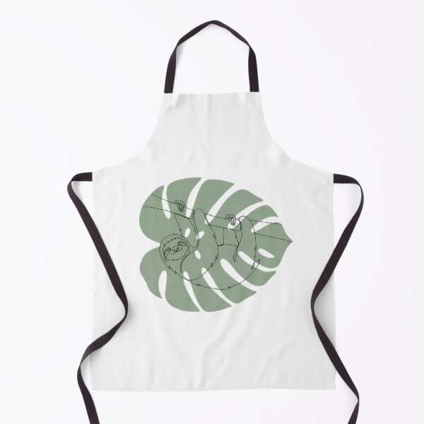 Item preview, Sloth on Monstera Leaf Boho Line Art Animal Gift designed and sold by GTFullShop.