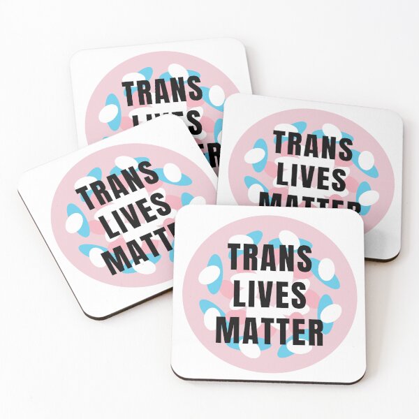 Item preview, Trans Lives Matter [Psychedelic Florals] designed and sold by Daniel Bevis Design.