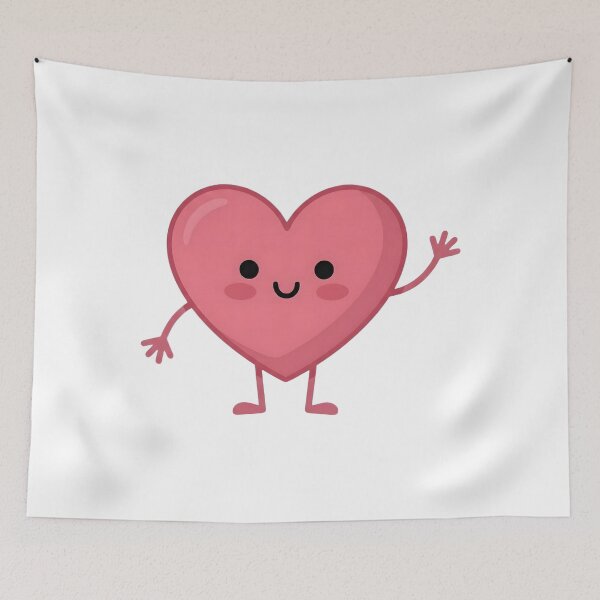 Item preview, cute heart character designed and sold by Rockveil Co..