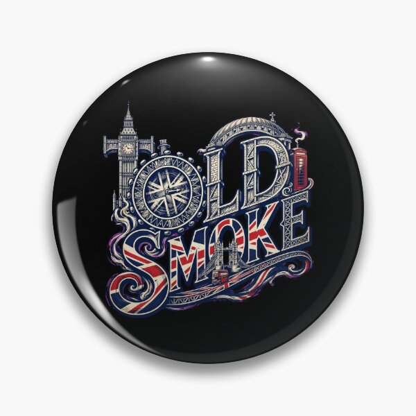 Item preview, Old Smoke London Design, Old Smoke London Graphic, London England, British Heritage, London Vintage Art, London Skyline, Big Ben, Thames, British Culture designed and sold by Typologystudios.