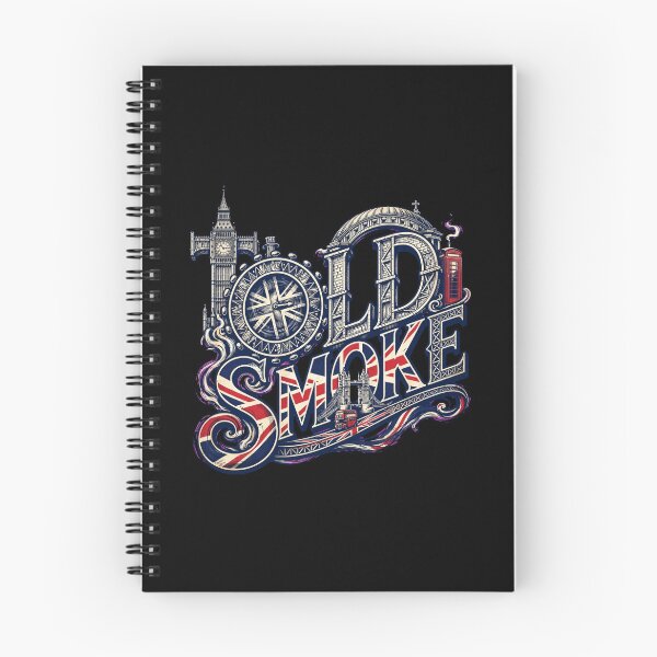 Item preview, Old Smoke London Design, Old Smoke London Graphic, London England, British Heritage, London Vintage Art, London Skyline, Big Ben, Thames, British Culture designed and sold by Typologystudios.
