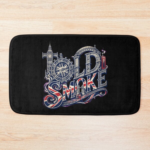 Item preview, Old Smoke London Design, Old Smoke London Graphic, London England, British Heritage, London Vintage Art, London Skyline, Big Ben, Thames, British Culture designed and sold by Typologystudios.