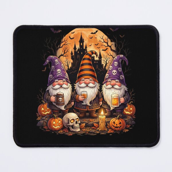 Item preview, Halloween Gnomes Haunted Castle Full Moon Fall Season designed and sold by w66aboo.
