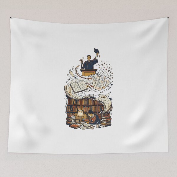 Item preview, Late Night Study To Valedictorian Graduate Podium Aesthetic designed and sold by mood-draftsman.