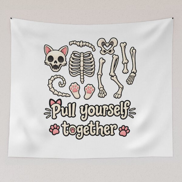 Item preview, Pull Yourself Together – Funny Veterinary Radiology Halloween designed and sold by Bettybee00.
