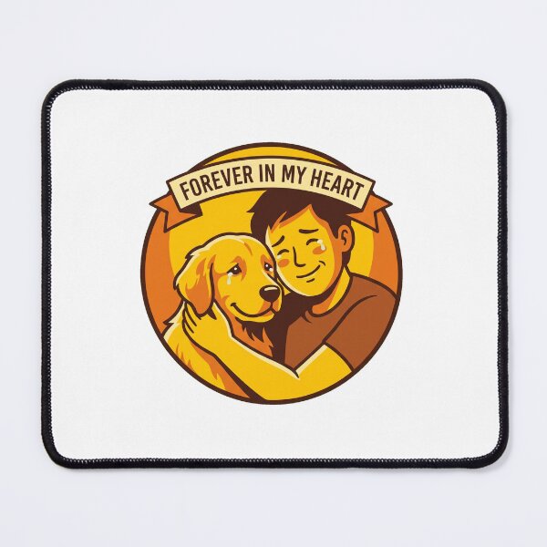 Item preview, Forever In My Heart Golden Retriever Memorial designed and sold by Bad-Decisions-Designs.