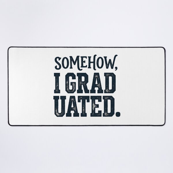 Item preview, Somehow I Graduated Funny Senior Graduate Varsity Vintage Aesthetic designed and sold by mood-draftsman.