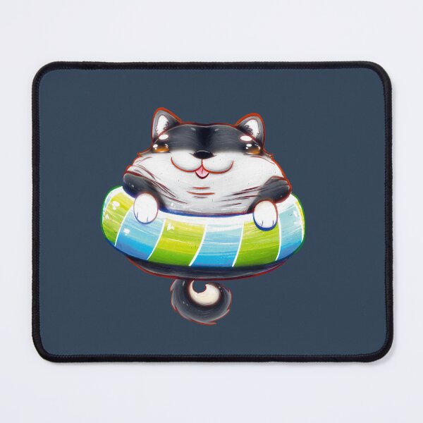 Item preview, Chunky little Summer Black Shiba designed and sold by HeiWaveArt.