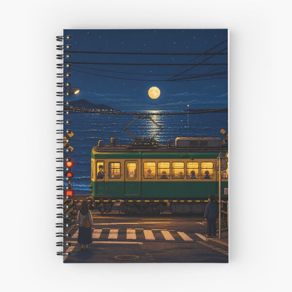 Item preview, Kamakura Night Train Pixel Art designed and sold by sabusabu78.