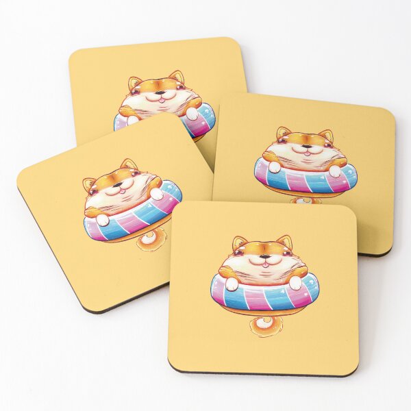 Item preview, Chunky little Summer Shiba designed and sold by HeiWaveArt.