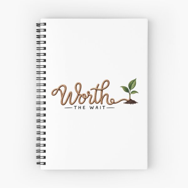 Item preview, Worth The Wait – What Grows Slowly, Lasts designed and sold by Butterfly  Effect.