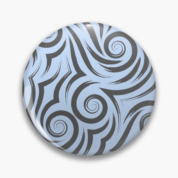 Item preview, Abstract Indigo Blue Swirl Wave Seamless Pattern designed and sold by ​Jyoti Digital Artist.