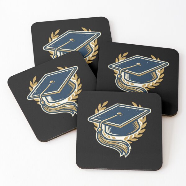 Item preview, Mortarboard Graduation Cap Gold Laurel Wreath Vintage Academic Aesthetic designed and sold by mood-draftsman.