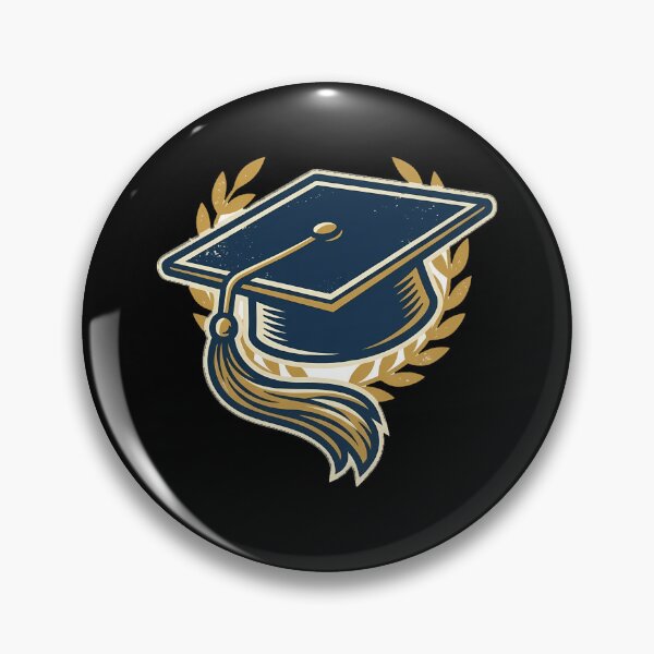 Item preview, Mortarboard Graduation Cap Gold Laurel Wreath Vintage Academic Aesthetic designed and sold by mood-draftsman.
