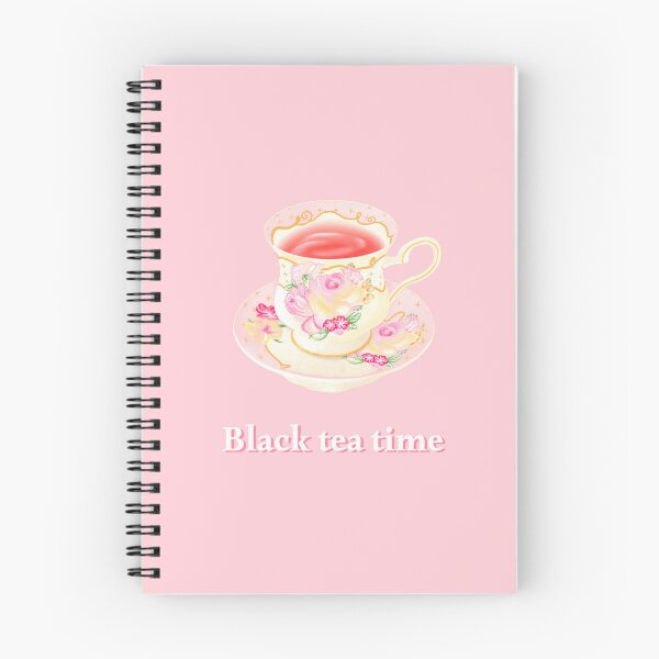 Item preview, Black Tea Time – Floral Vintage Teacup designed and sold by GomTaeng.