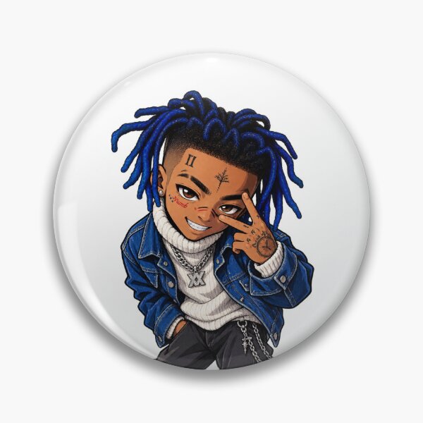 Item preview, XXXTentacion Anime character design designed and sold by J. K..