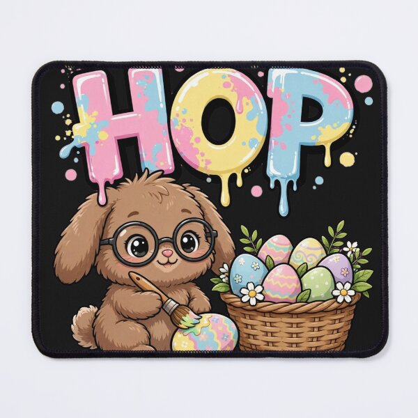 Item preview,  Easter Graffiti Bunny HOP Eggs Basket designed and sold by Surviving Monday Club.
