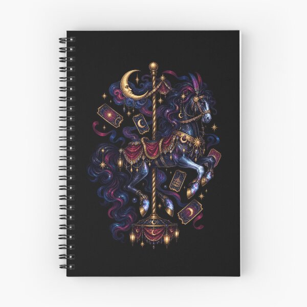 Item preview, Midnight Carnival Horse Halloween Art designed and sold by FreshPixelArt.