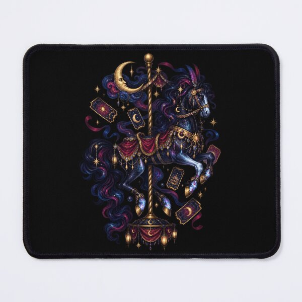 Item preview, Midnight Carnival Horse Halloween Art designed and sold by FreshPixelArt.