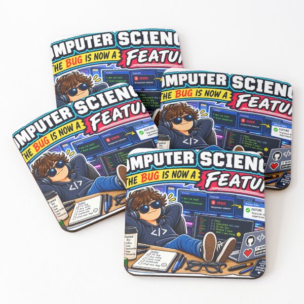 Item preview, Computer Science The Bug Is Now a Feature – Funny Programmer Humor designed and sold by sketchicos.