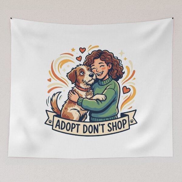 Item preview, Adopt Dont Shop Rescue Dog Bond designed and sold by Bad-Decisions-Designs.