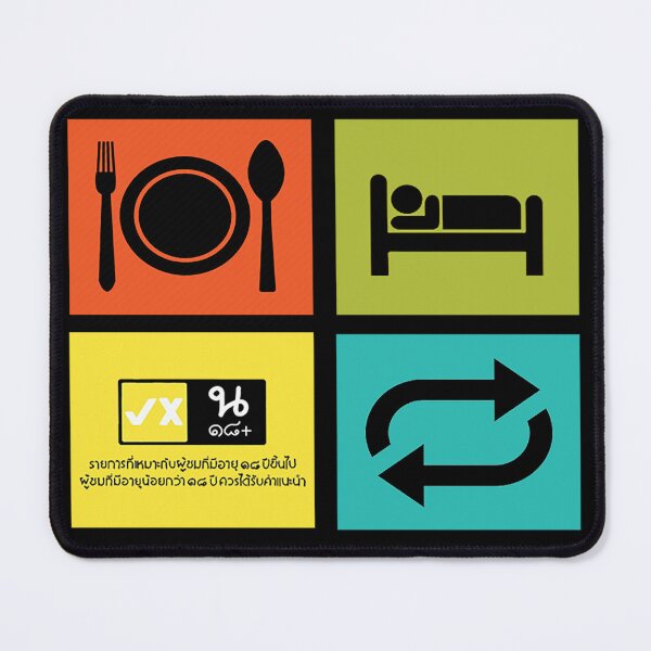 Item preview, eat sleep raikantopeni repeat designed and sold by alexis inc..
