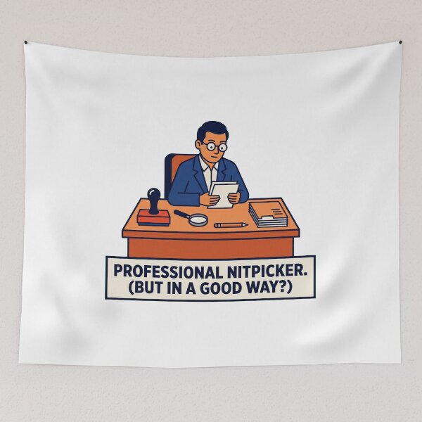 Item preview, Professional Nitpicker designed and sold by Bad-Decisions-Designs.