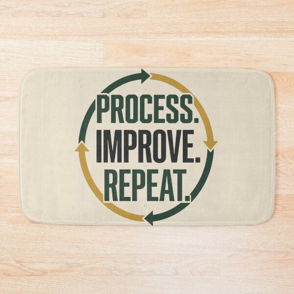 Item preview, Process Improve Repeat Lean Manufacturing designed and sold by Amr Darwish Graphic designer.