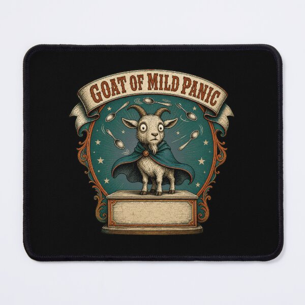 Item preview, Goat of Mild Panic designed and sold by Sonic Nova Studios.