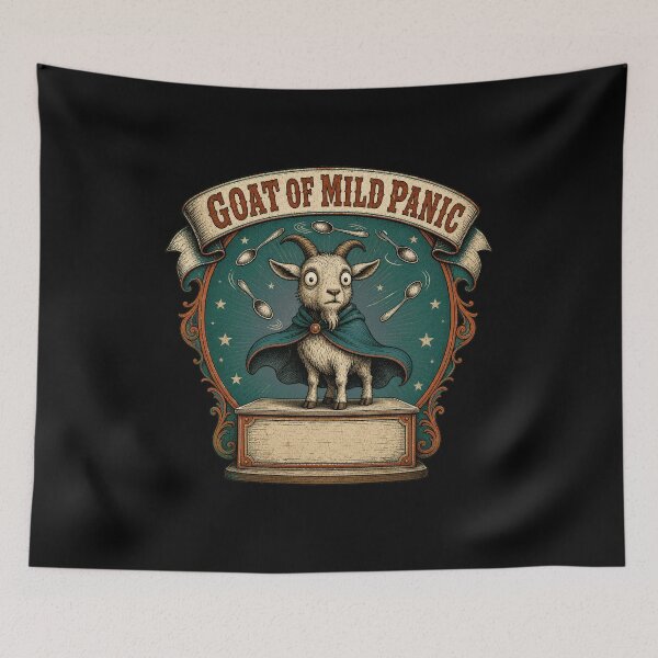 Item preview, Goat of Mild Panic designed and sold by Sonic Nova Studios.
