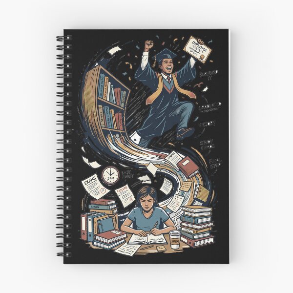 Item preview, Late Night Study To Graduation Leap Academic Journey Aesthetic designed and sold by mood-draftsman.