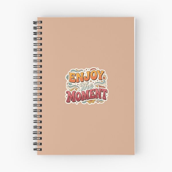 Item preview, Enjoy the moment: 1970s-style retro-vintage typography designed and sold by FootprintofLove.