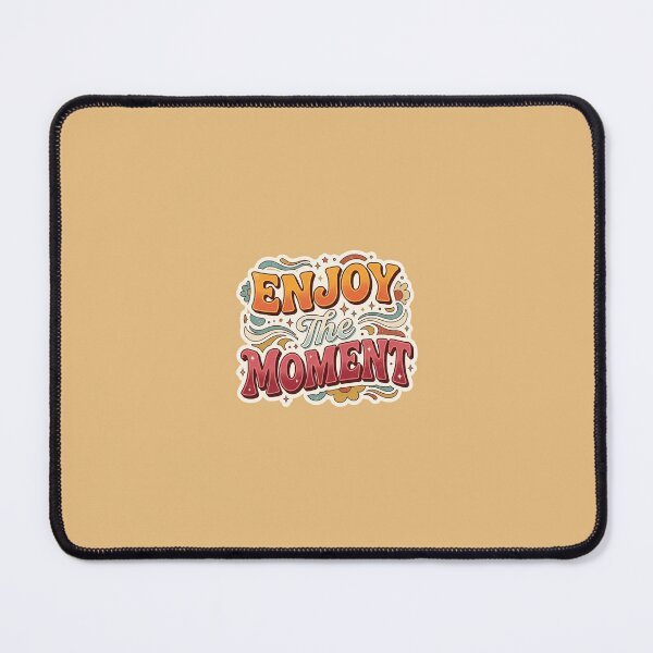 Item preview, Enjoy the moment: 1970s-style retro-vintage typography designed and sold by FootprintofLove.
