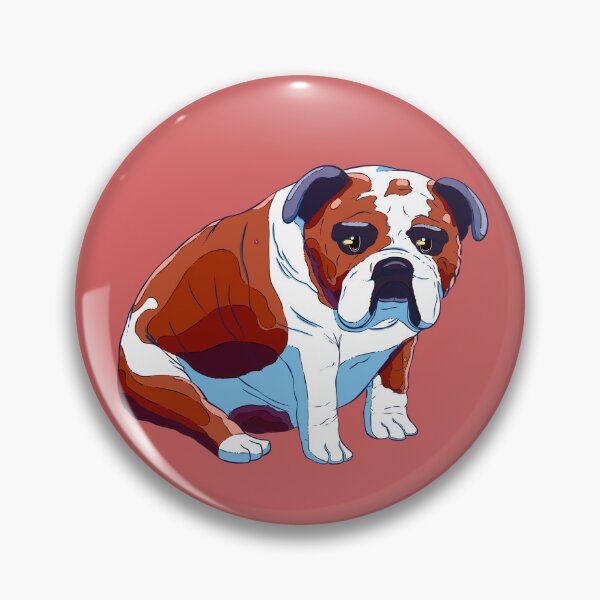 Item preview, Happy English bulldog designed and sold by HeiWaveArt.