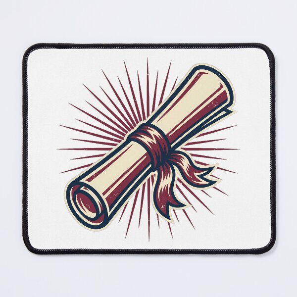 Item preview, Vintage Diploma Scroll Sunburst Graduate Academic Ribbon Aesthetic designed and sold by mood-draftsman.
