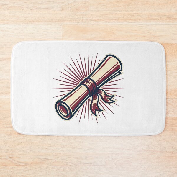Item preview, Vintage Diploma Scroll Sunburst Graduate Academic Ribbon Aesthetic designed and sold by mood-draftsman.