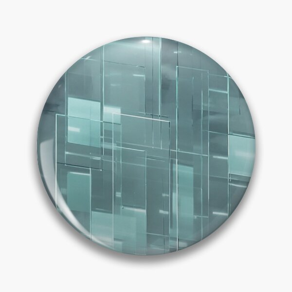 Item preview, Futuristic Glass Interface in Teal Mist designed and sold by ClarityPulse Studio.