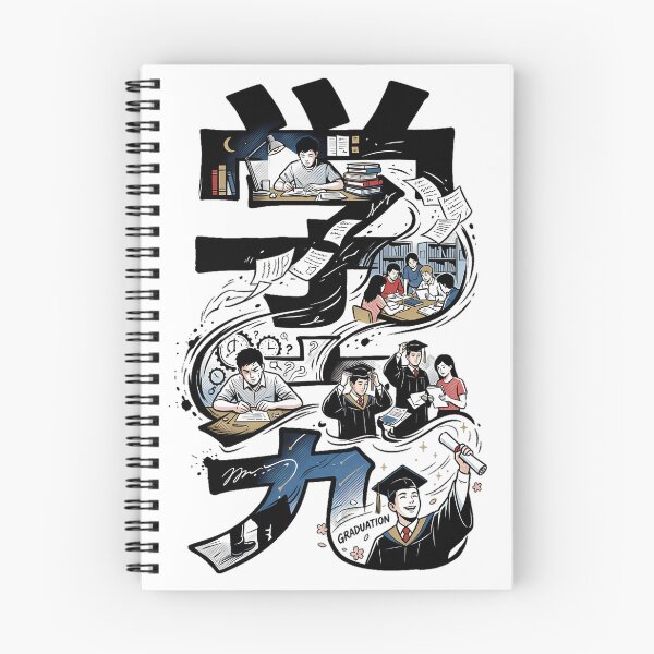 Item preview, Academic Journey Student Path To Graduation Manga Graphic Aesthetic designed and sold by mood-draftsman.