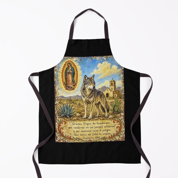 Item preview, Desert Wolf Mexican Ex-Voto Folk Art designed and sold by newnomads-art.
